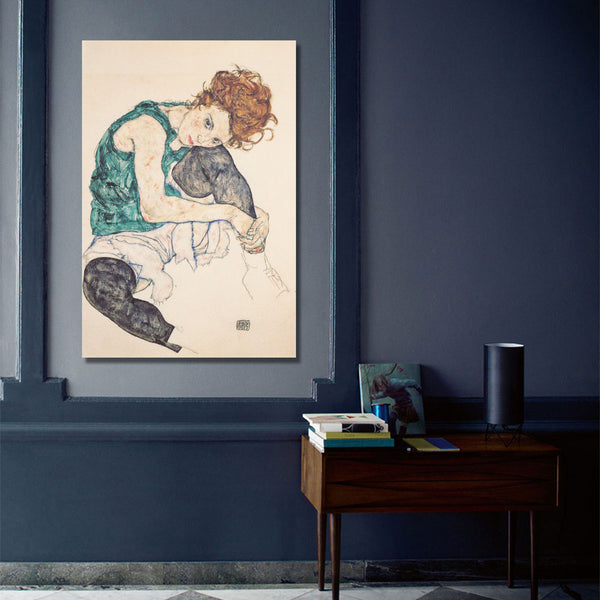 Seated Woman with Bent Knee, Reproduction
