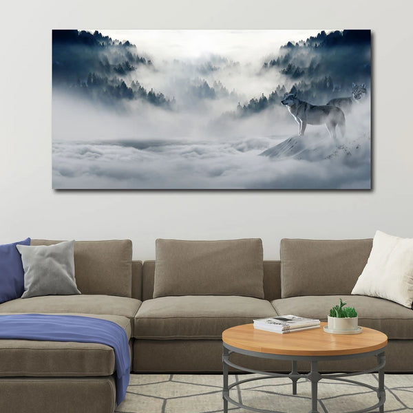 Extra Large Metal Art Print in interior