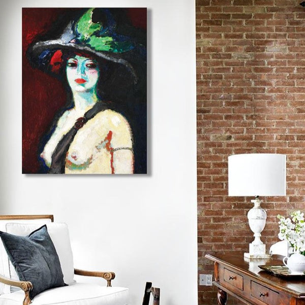 Woman With Sombrero (1906), Reproduction