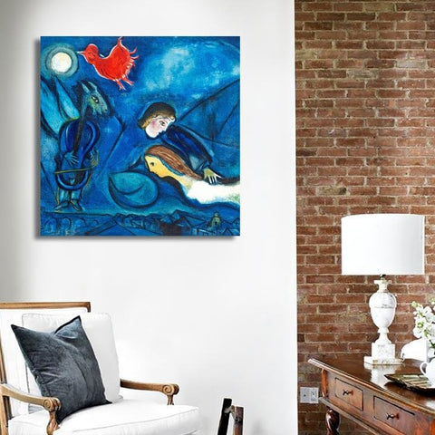 The Lovers in Blue, Reproduction