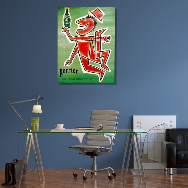 Perrier Vintage Advertising Poster