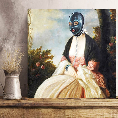 Banksy Gimp Masked Woman, Graffiti