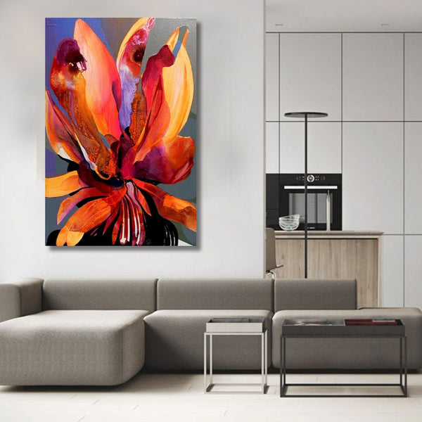 Flower D, Abstract Contemporary Art