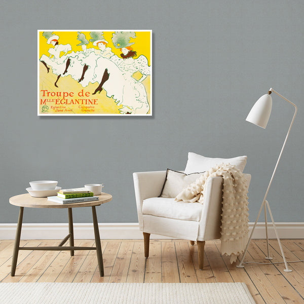 Troupe de Mlle Eglantine, Vintage Poster