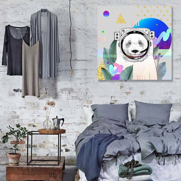 Bear Astronaut, Digital Art