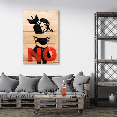 Banksy No Bomb, Graffiti