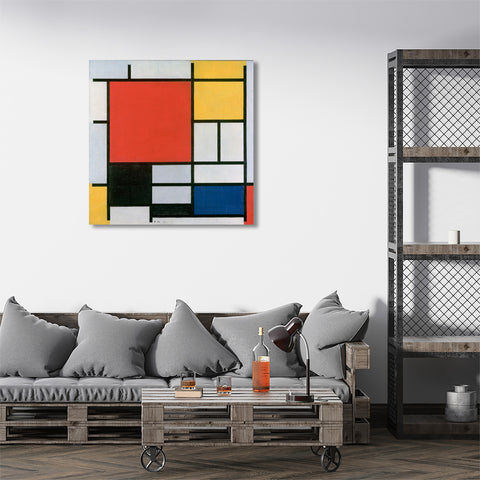 Composition In Red, Yellow, Blue, and Black