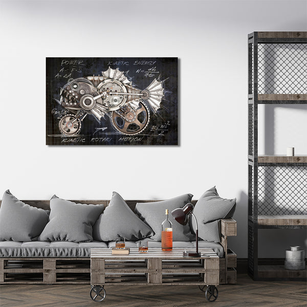 Steampunk Style Piranha, Digital Art