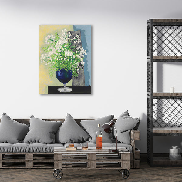 Flowers In the Blue Vase, Reproduction