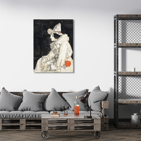 Pierrot by Edmund Blampied, Reproduction