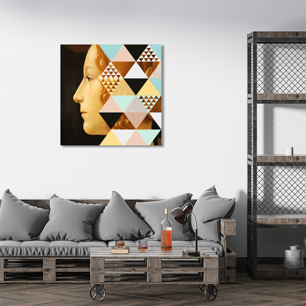 Portrait of Woman by Ghirlandai, Altered art