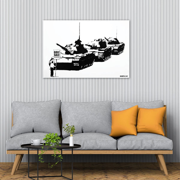 Banksy Golf Sale, Graffiti