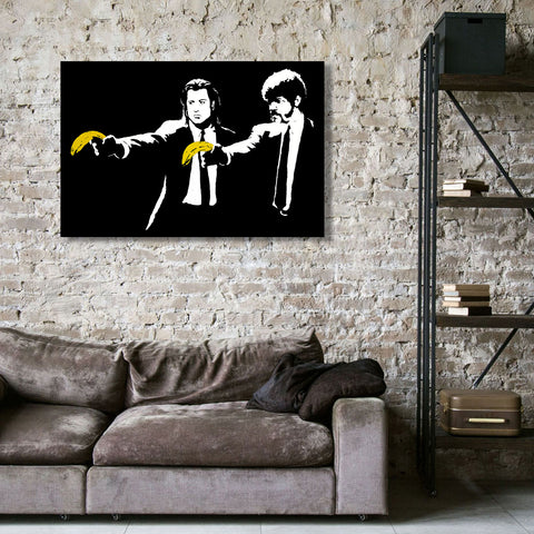 Banksy Pulp Fiction Bananas, Graffiti