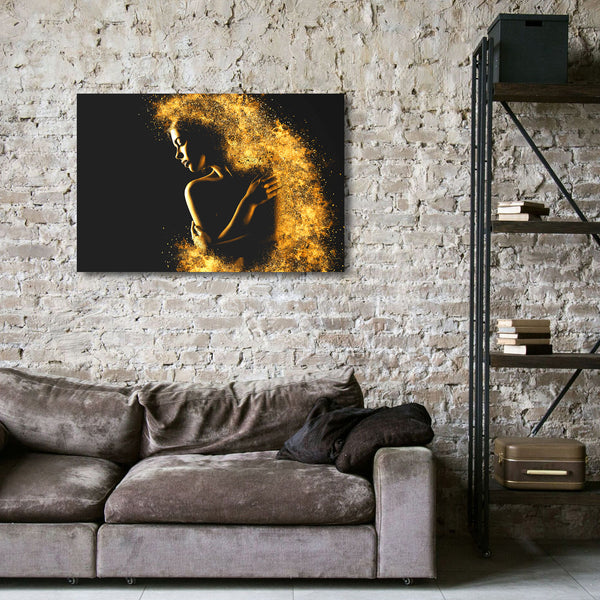 Golden Woman, Modern Photography