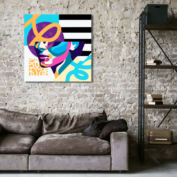 Abstract Woman Portrait, Digital Art