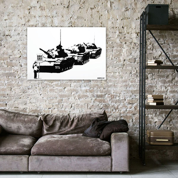 Banksy Golf Sale, Graffiti