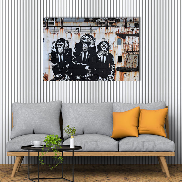Three Wise Monkeys (not Banksy), Street Art