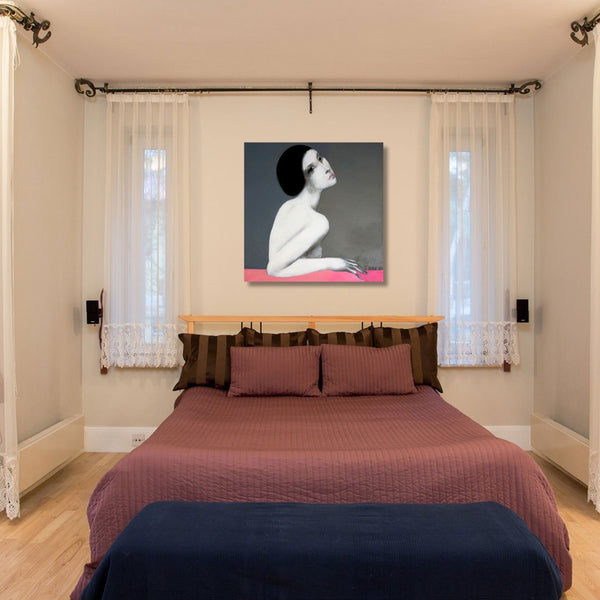 Brunette, Contemporary Painting