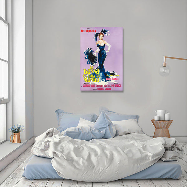 Gina Lollobrigida, Vintage Movie Poster