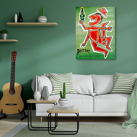 Perrier Vintage Advertising Poster