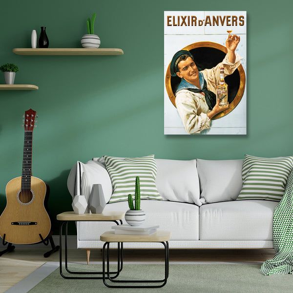 Elixir d'Anvers, Vintage Advertising Poster