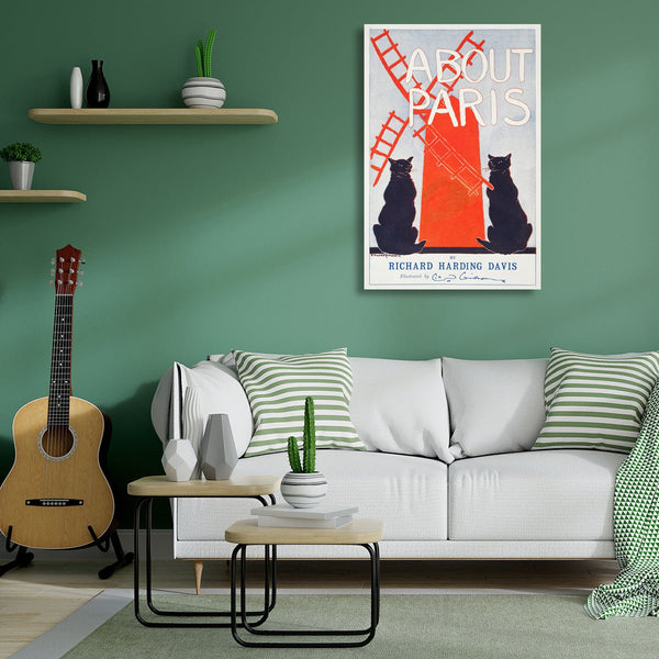 About Paris, Vintage Poster