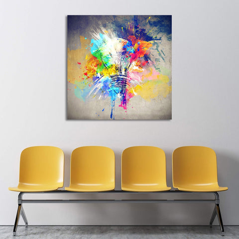 Abstract Bulb Sketch, Watercolor Art