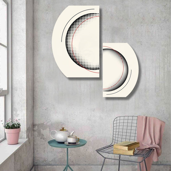 Abstract Circle & Dots, Digital Art