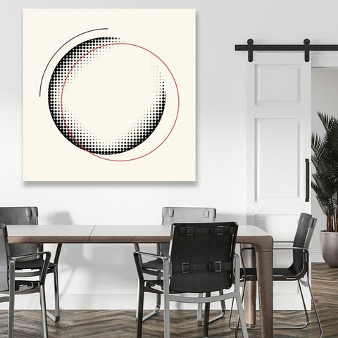 Abstract Circle & Dots, Digital Art