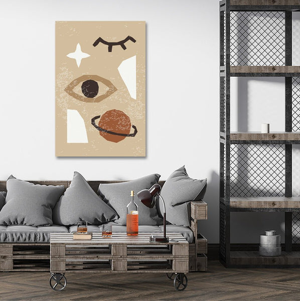 Abstract Composition In Minimalistic Style, Digital Art