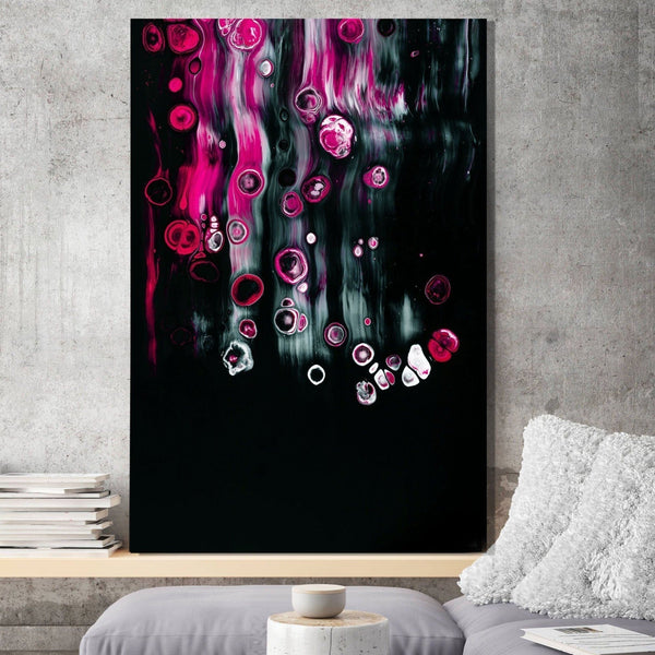 Abstract Composition on Black, Digital Art