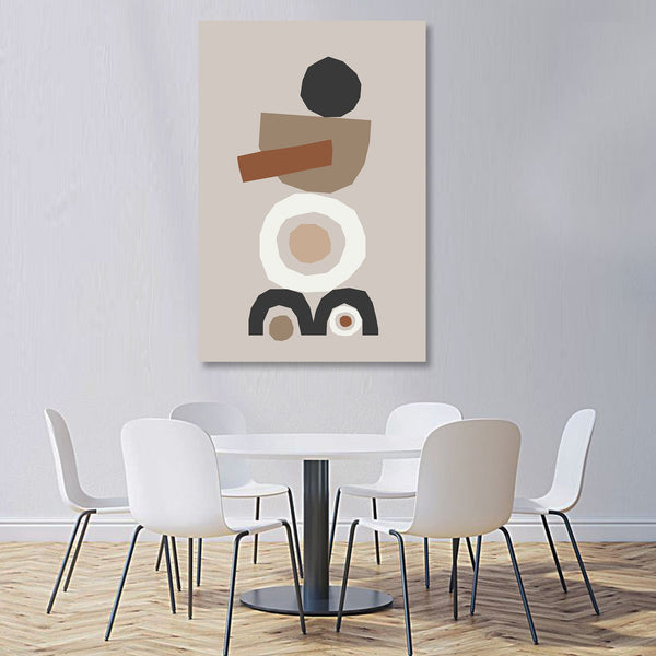 Abstract Composition On White Background, Digital Art