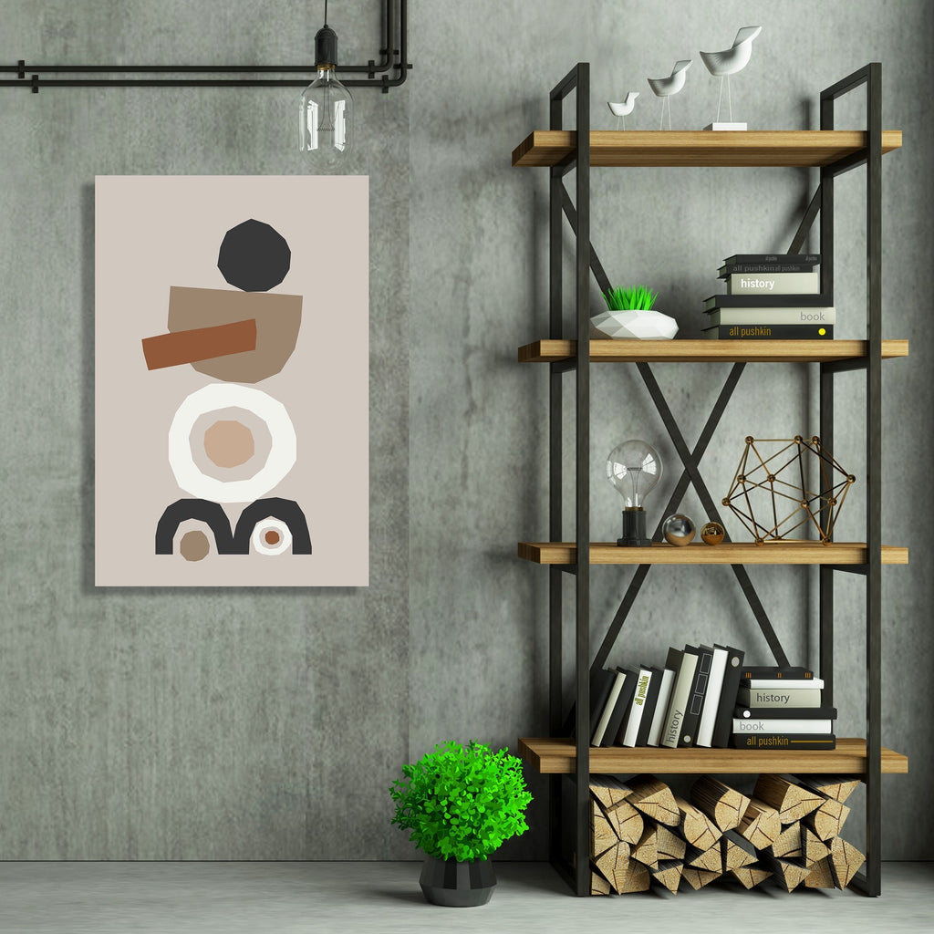 Abstract Composition On White Background, Digital Art