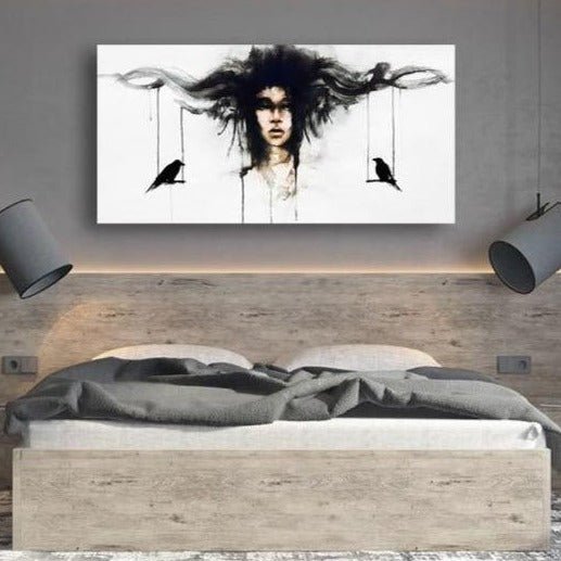 Abstract Fantasy Woman Portrait