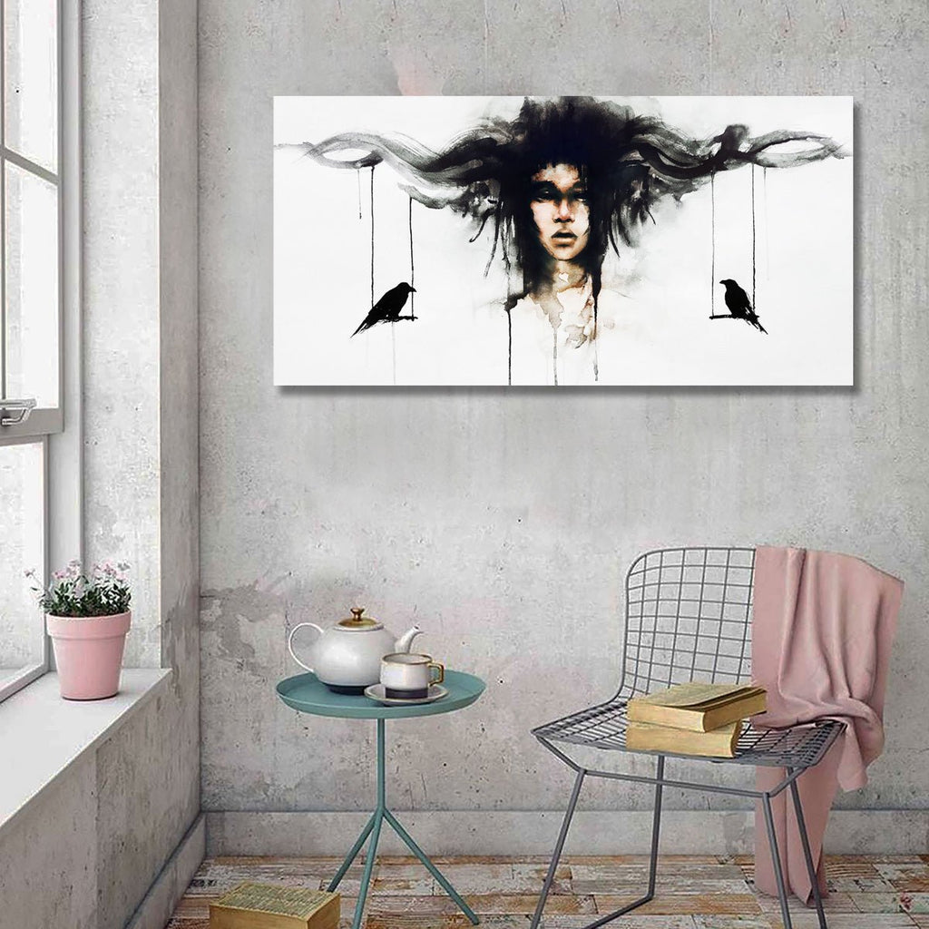 Abstract Fantasy Woman Portrait
