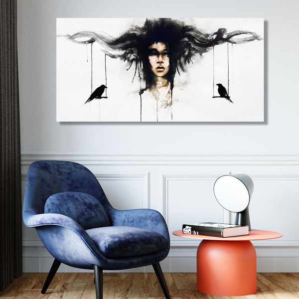 Abstract Fantasy Woman Portrait