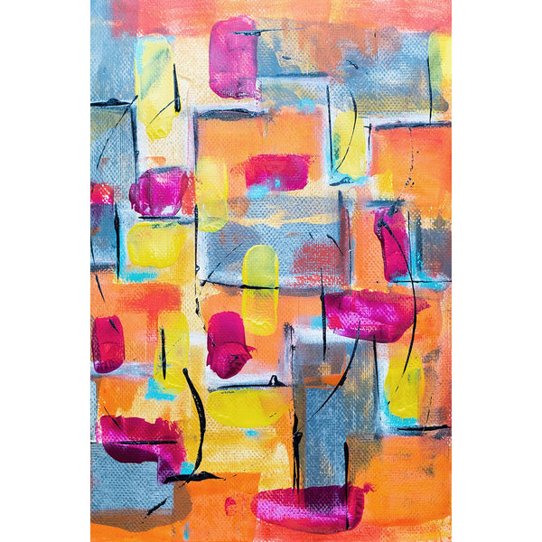 Abstract Geometrical Composition, Painting