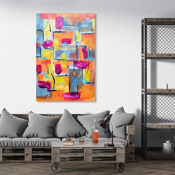 Abstract Geometrical Composition, Painting