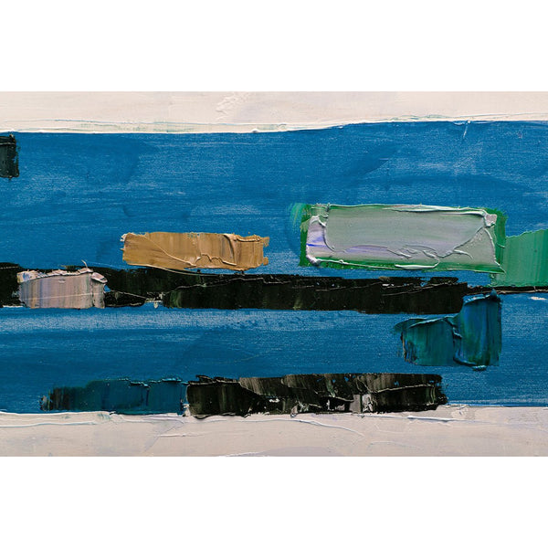 Abstract Multi-color Strips, Painting