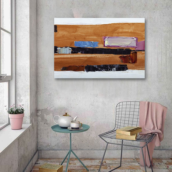 Abstract Multi-color Strips, Painting