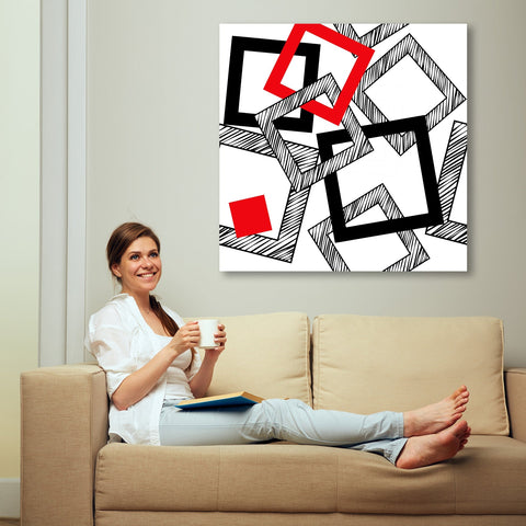 Abstract Squares, Digital Art