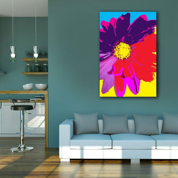 Abstract Watercolor Flower, Digital Art
