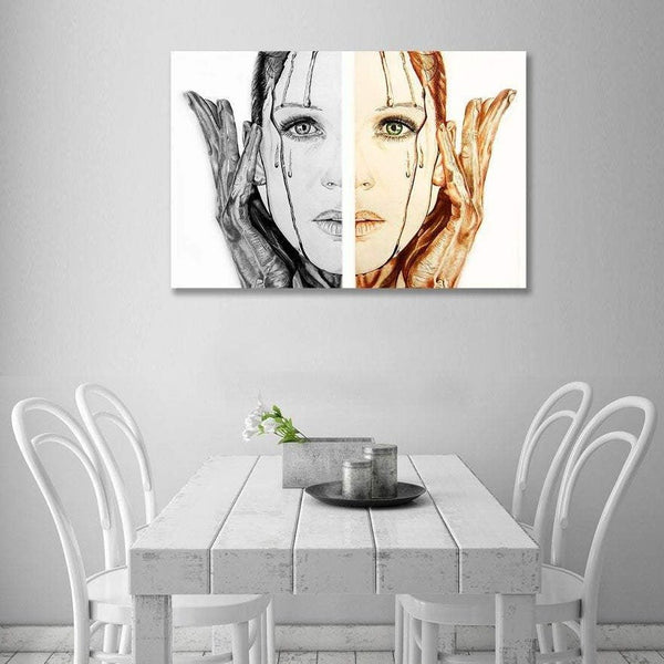 Abstract Woman Portrait, Digital Art