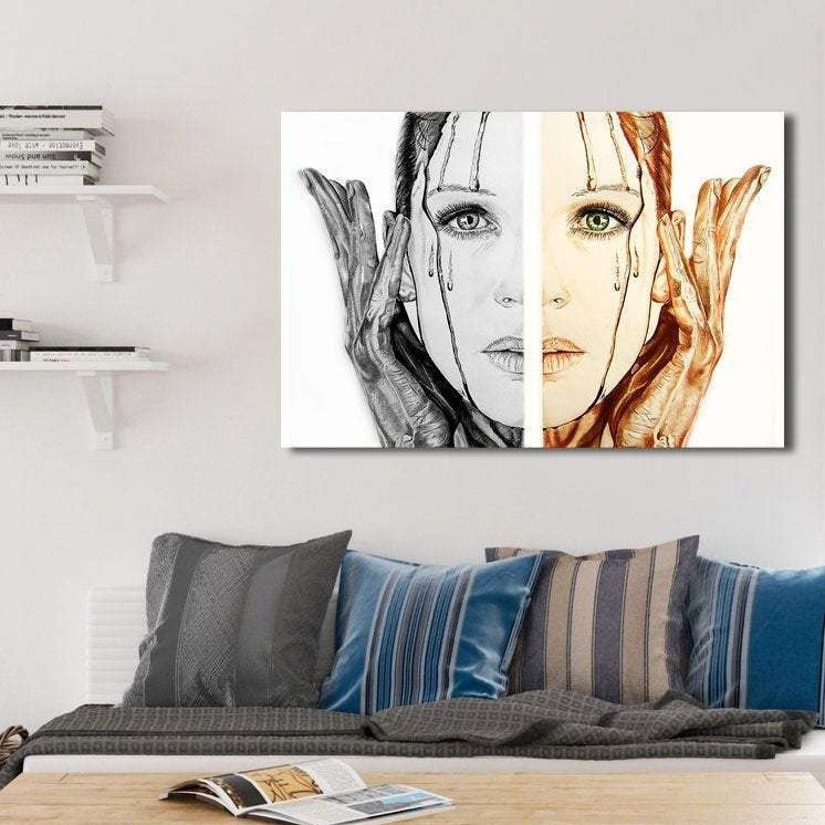 Abstract Woman Portrait, Digital Art