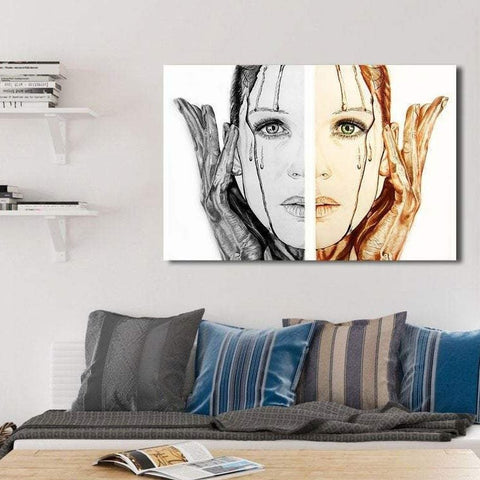 Abstract Woman Portrait, Digital Art