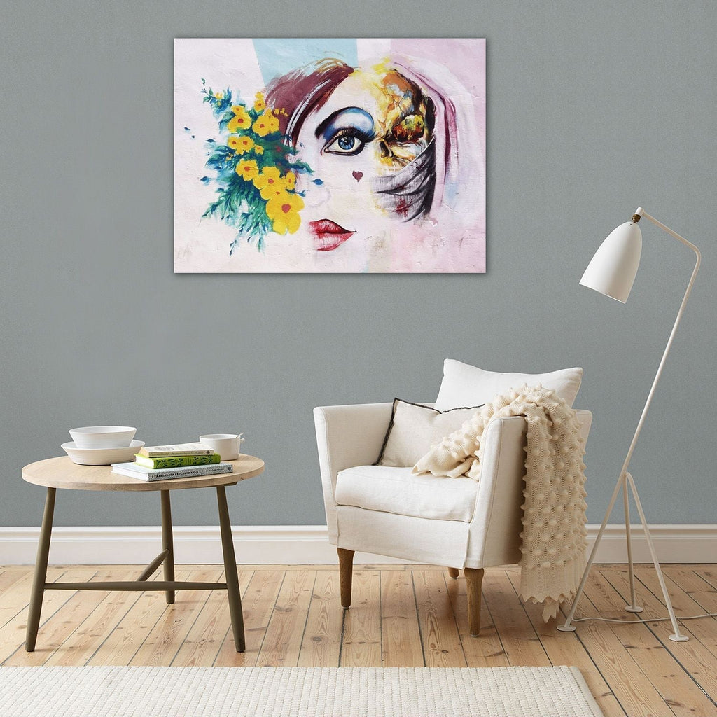 Abstract Woman Portrait, Street Art