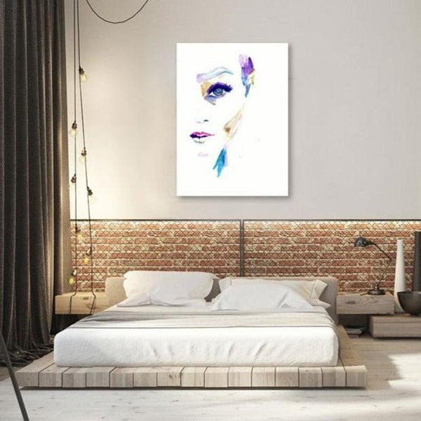 Abstract Woman Portrait 1, Watercolor