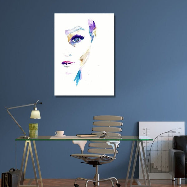 Abstract Woman Portrait 1, Watercolor