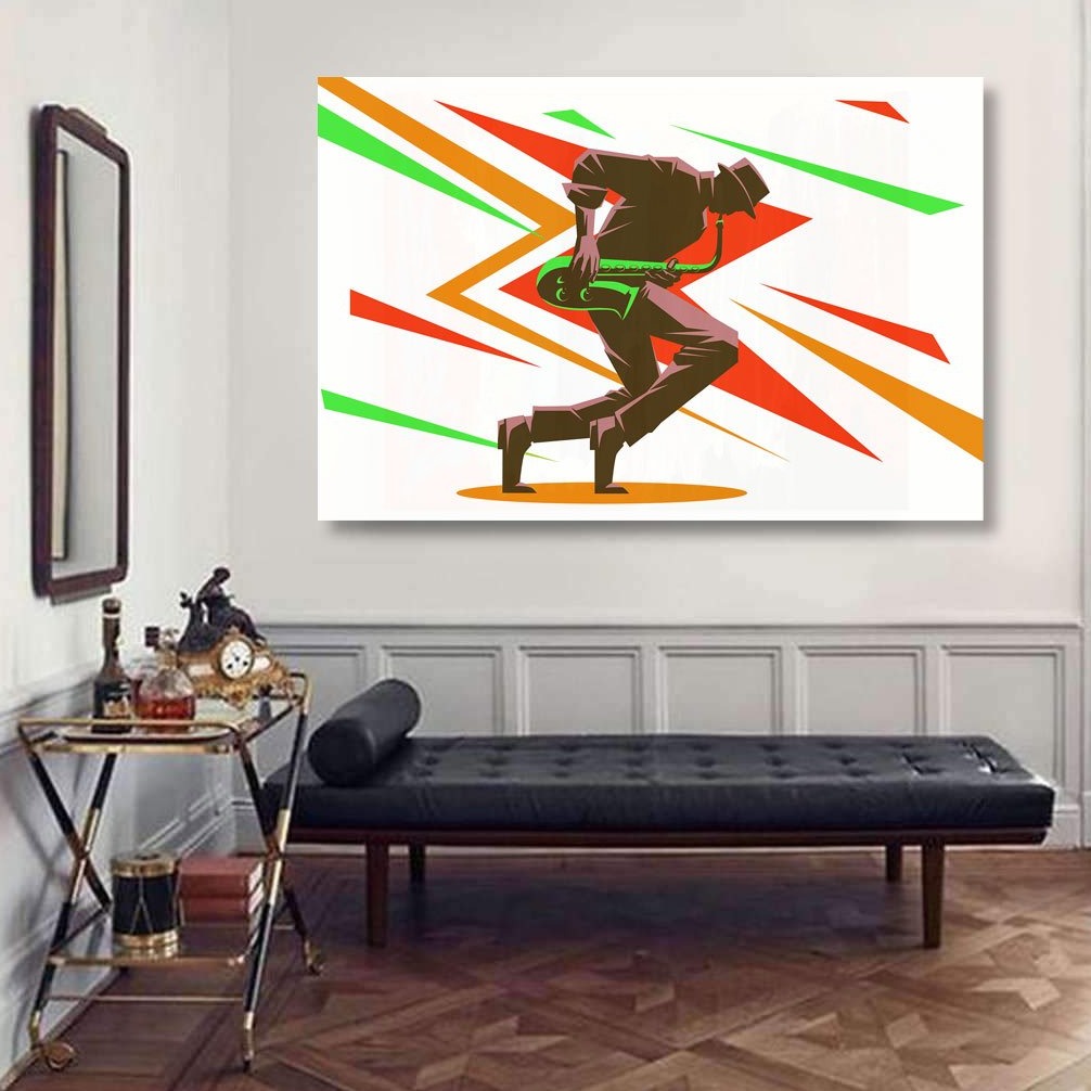 Jazzman Abstract composition, Digital Art