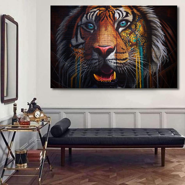 Tiger Multicolor, Street Art